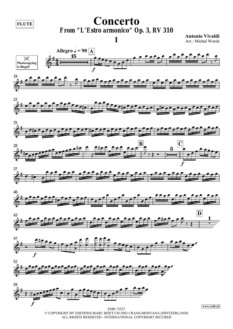 Concerto Concerto Flute Solo scores gallery preview page 3