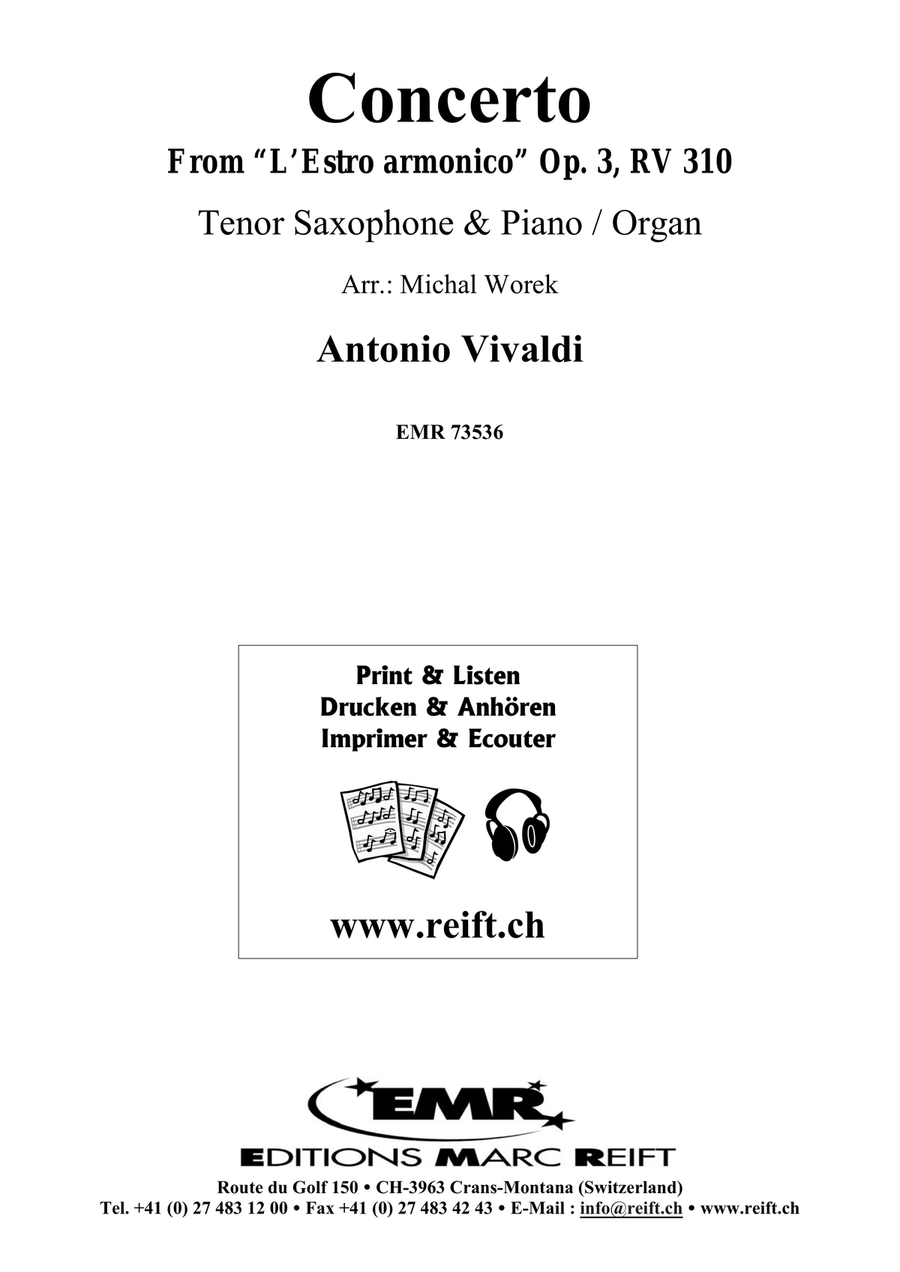 Concerto Concerto Tenor Saxophone scores gallery preview page 2