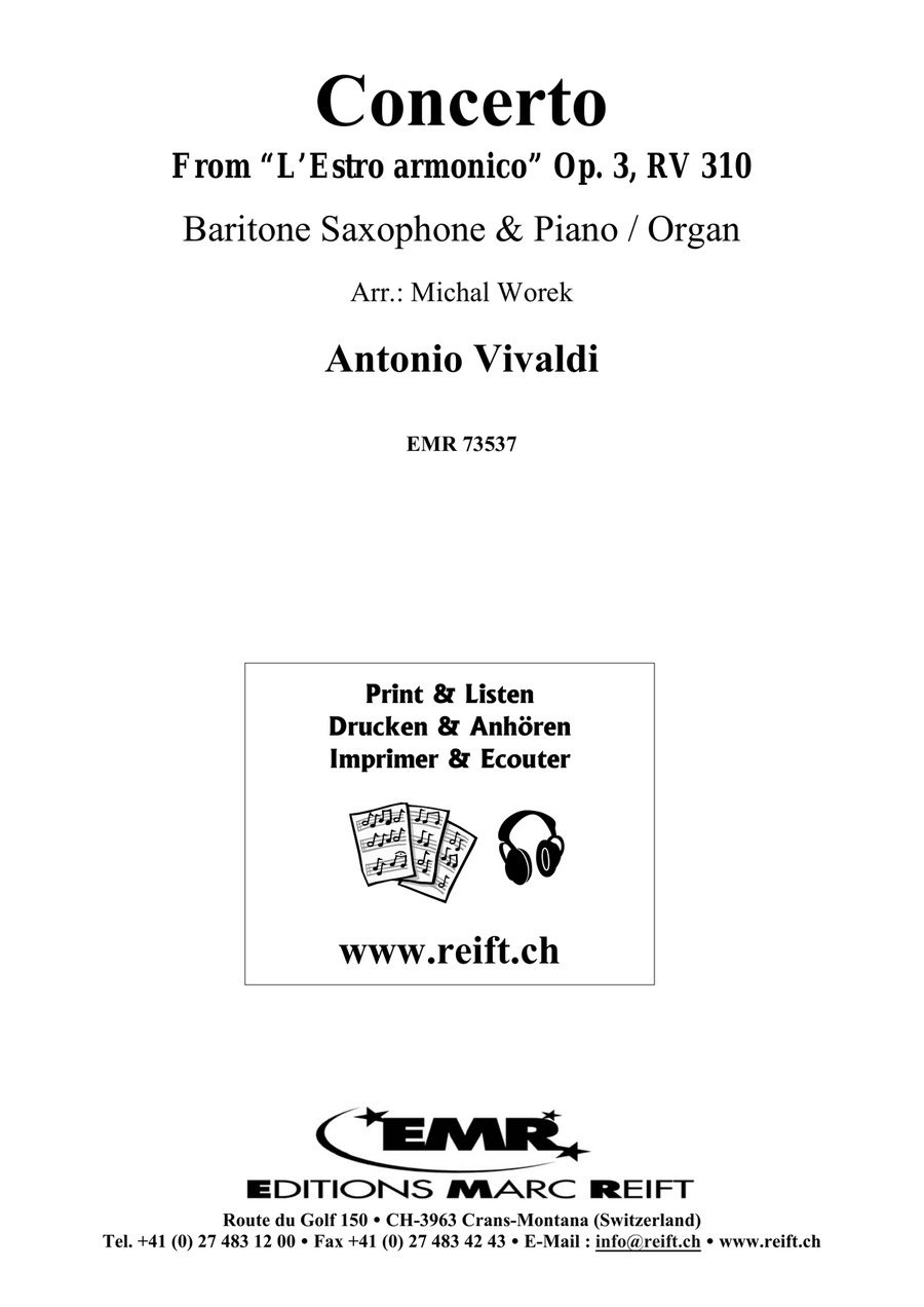 Concerto Concerto Baritone Saxophone scores gallery preview page 2