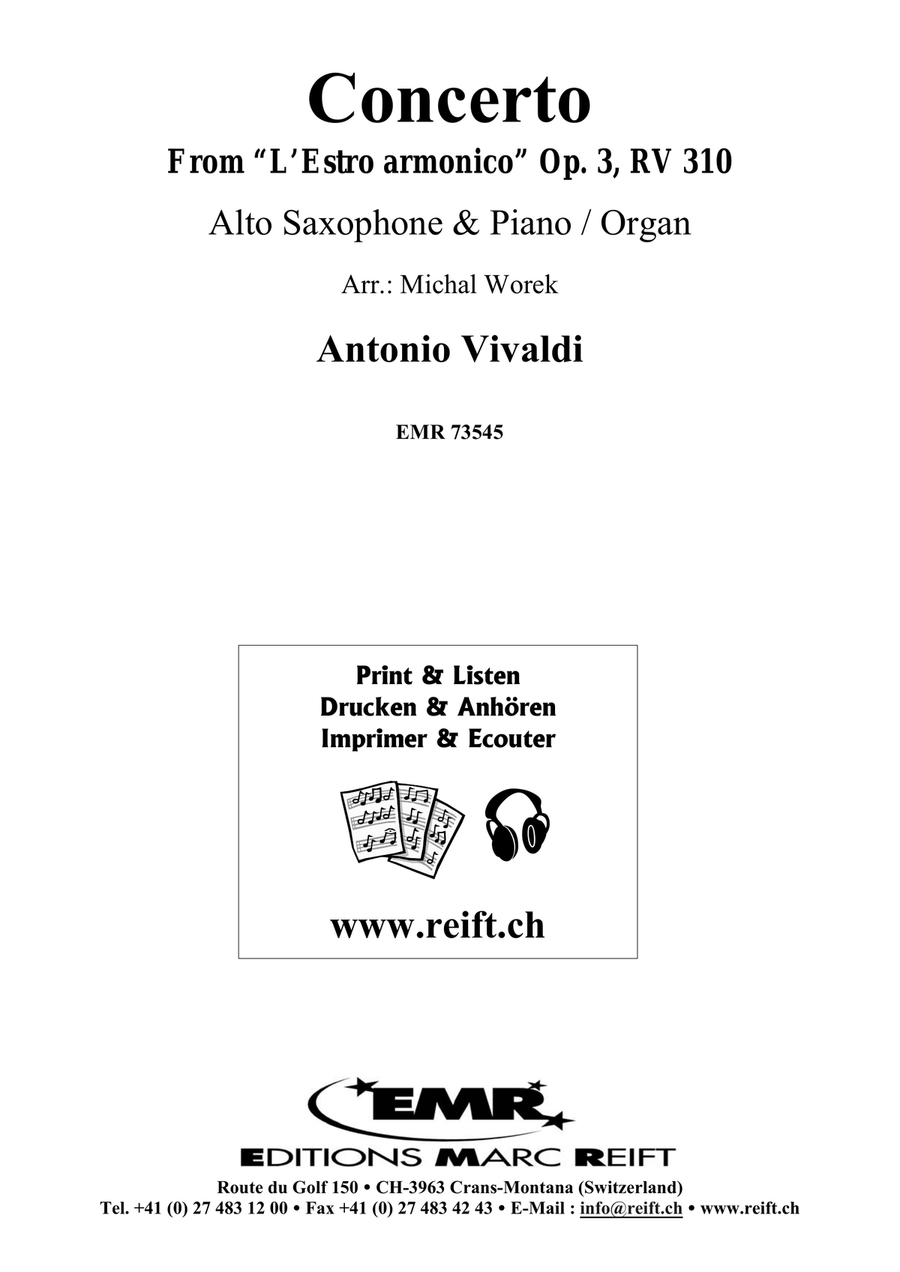 Concerto Concerto Alto Saxophone scores gallery preview page 2