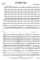4 Little Cats Score scores gallery preview page 4