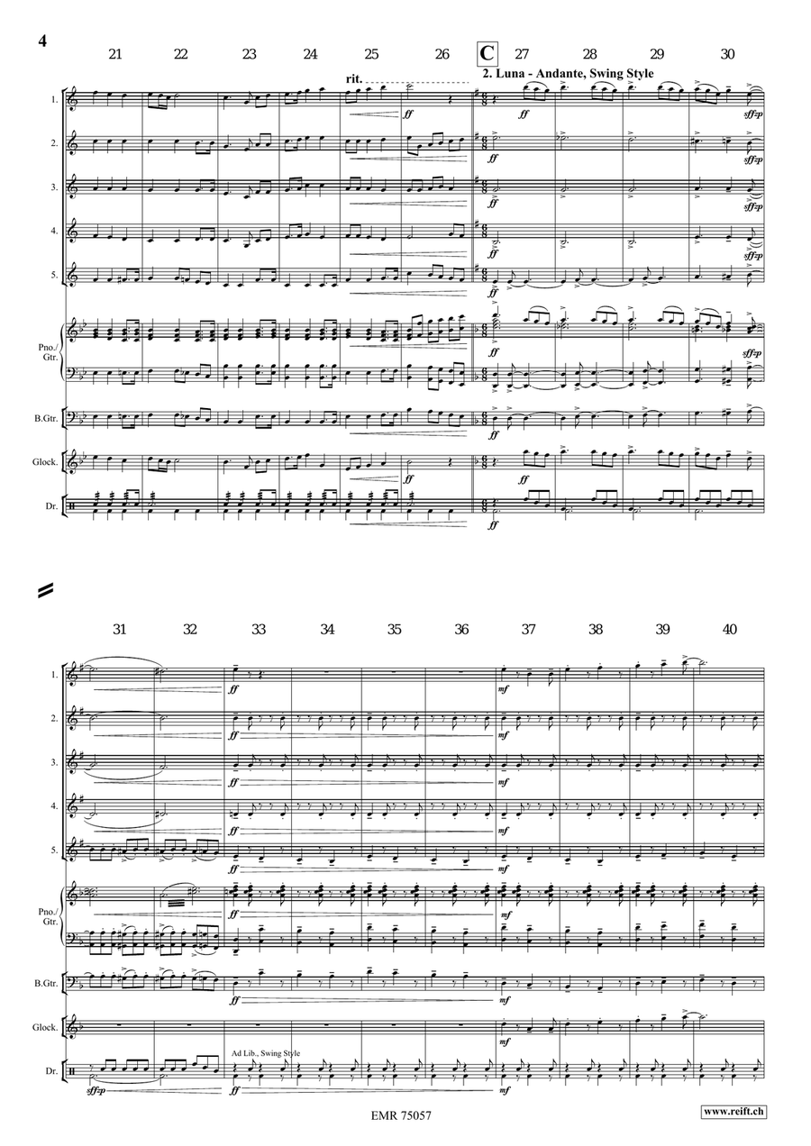 4 Little Cats 4 Little Cats Clarinet Quintet scores gallery preview page 5