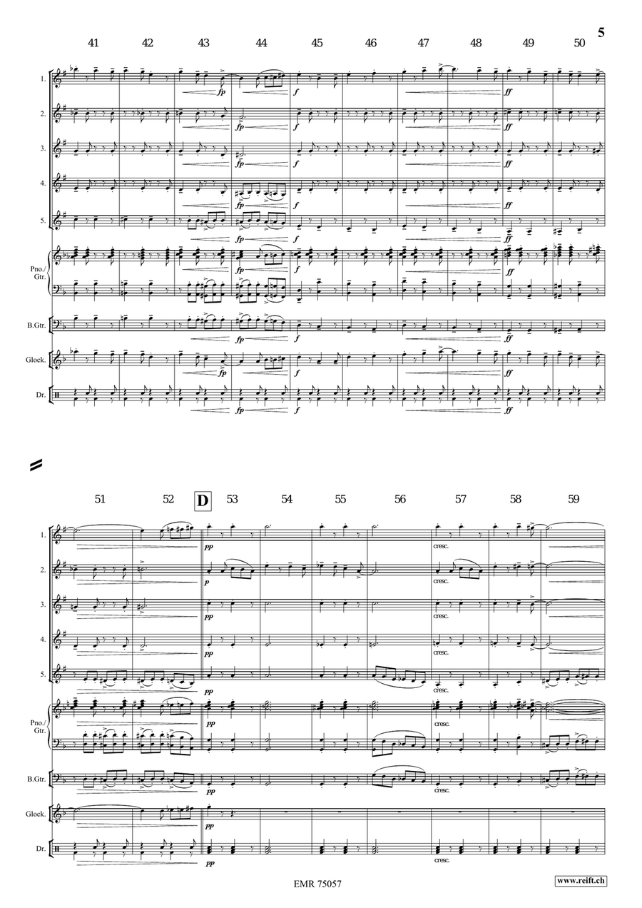 4 Little Cats 4 Little Cats Clarinet Quintet scores gallery preview page 6