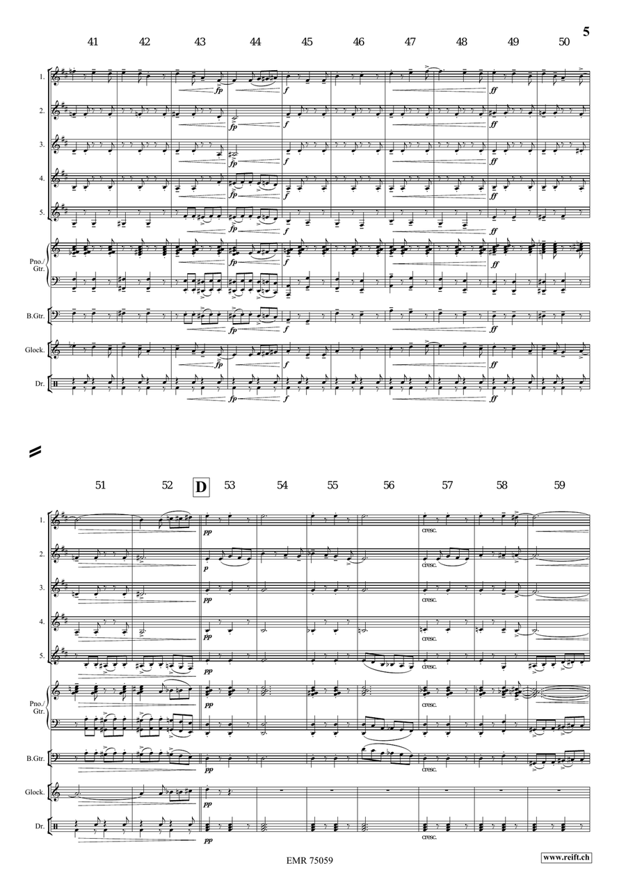 4 Little Cats by Bertrand Moren Cornet - Sheet Music page 6
