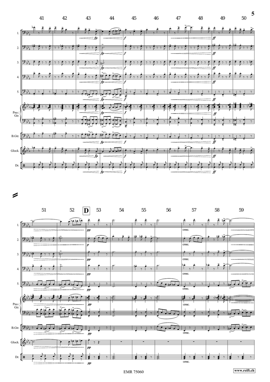 4 Little Cats 4 Little Cats Trombone scores gallery preview page 6