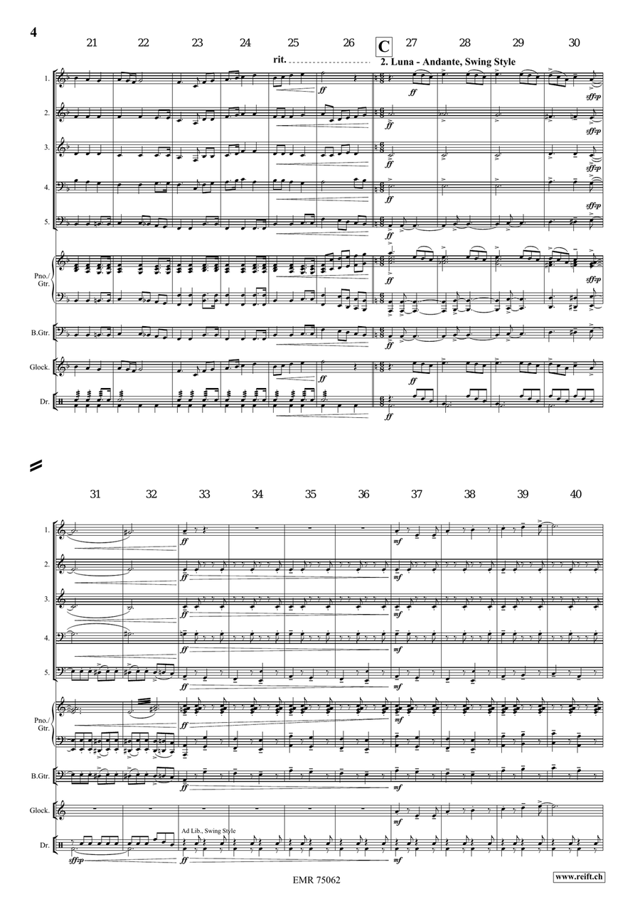 4 Little Cats 4 Little Cats Brass Quintet scores gallery preview page 5