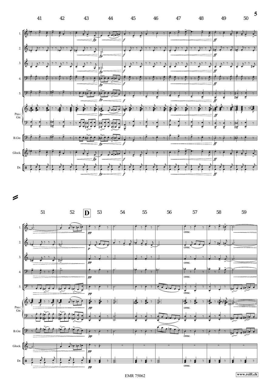 4 Little Cats 4 Little Cats Brass Quintet scores gallery preview page 6