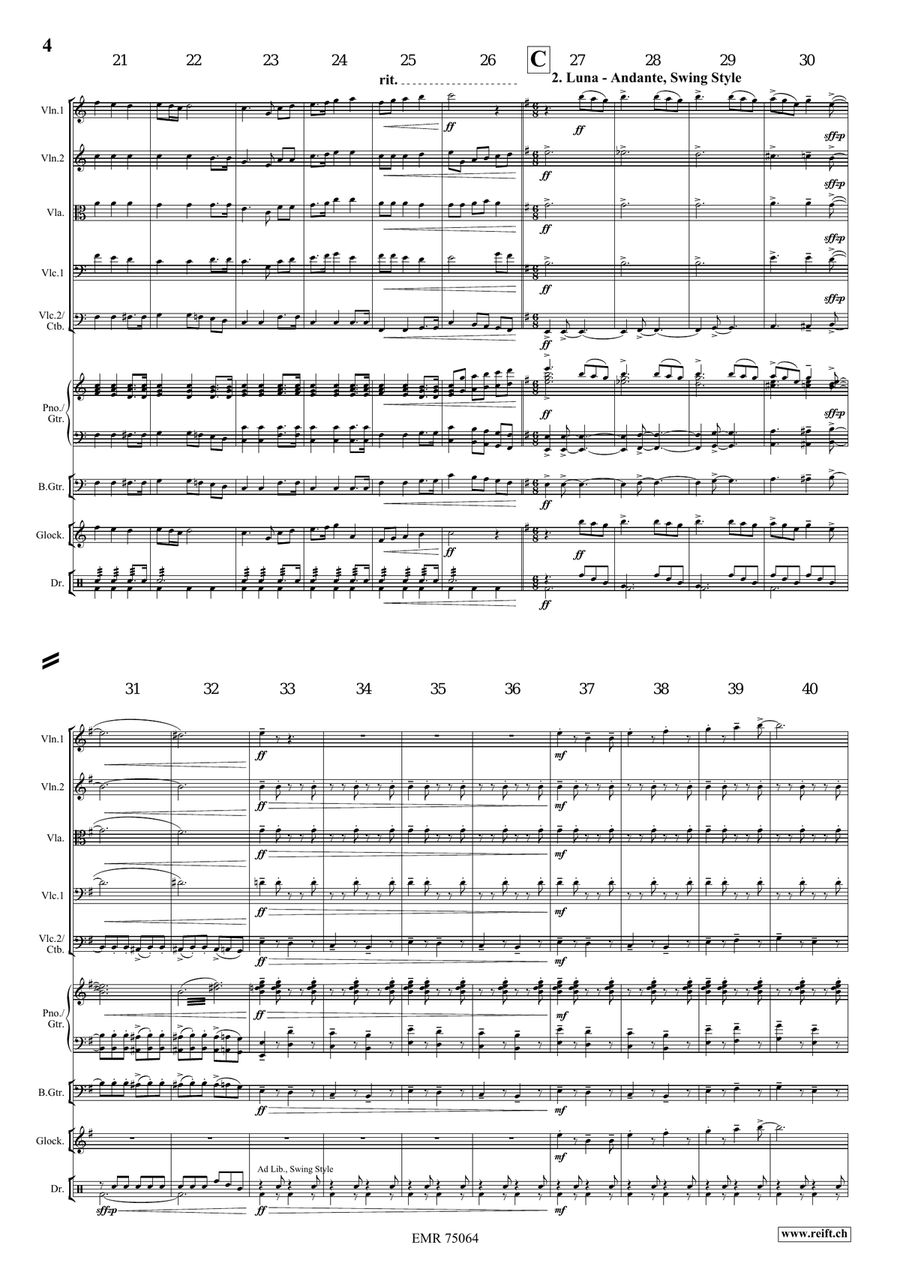 4 Little Cats 4 Little Cats String Orchestra scores gallery preview page 5