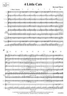 4 Little Cats Woodwind Quintet scores gallery preview page 4