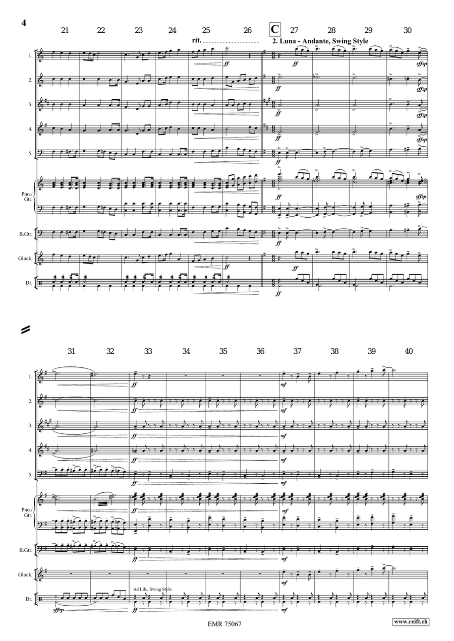 4 Little Cats 4 Little Cats Woodwind Quintet scores gallery preview page 5