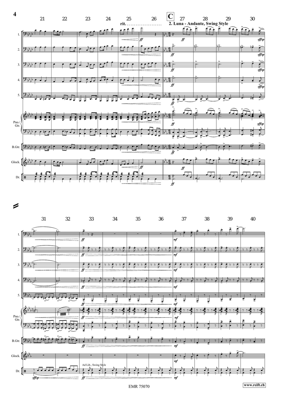 4 Little Cats 4 Little Cats Tuba scores gallery preview page 5