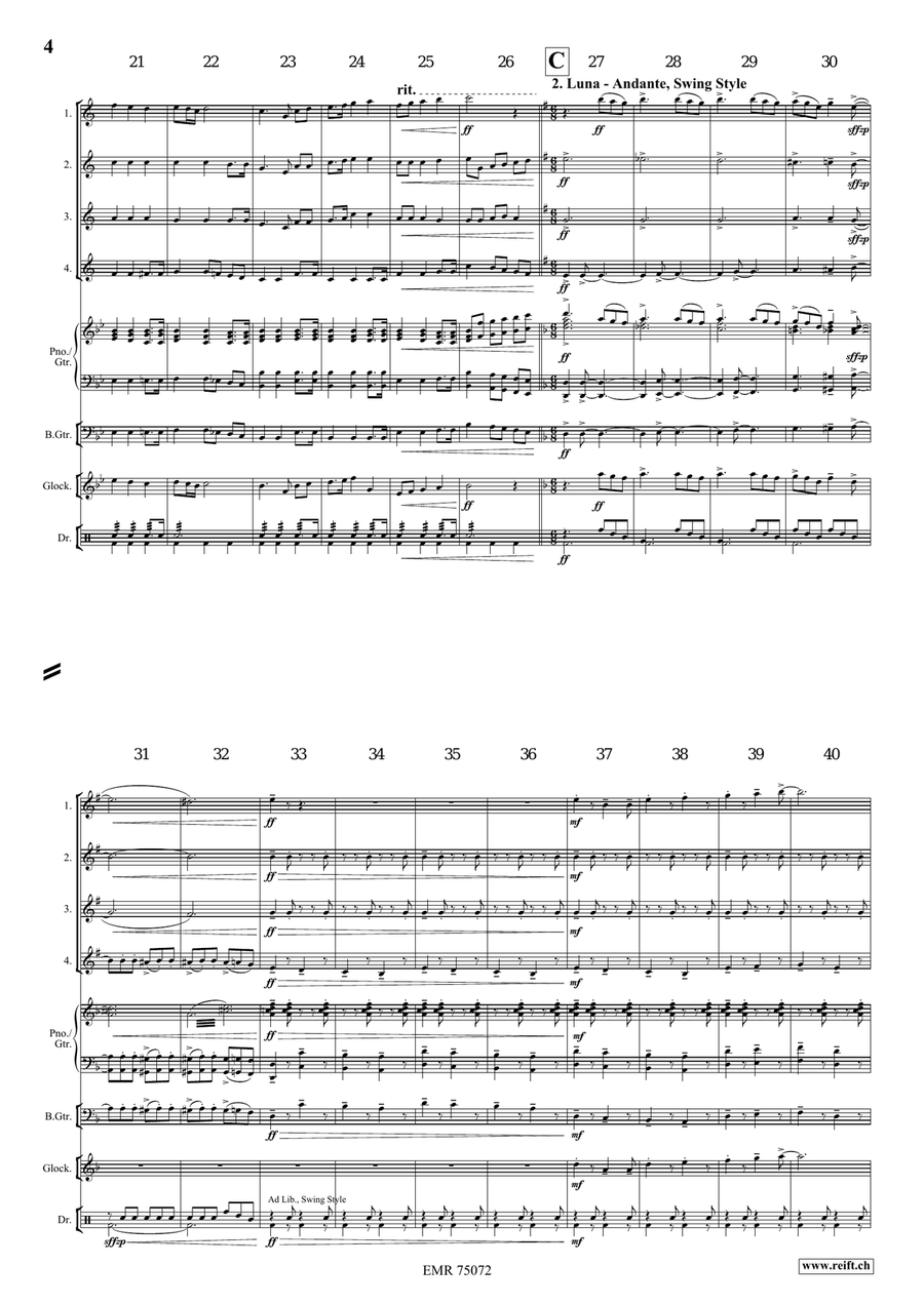 4 Little Cats 4 Little Cats Clarinet Quartet scores gallery preview page 5