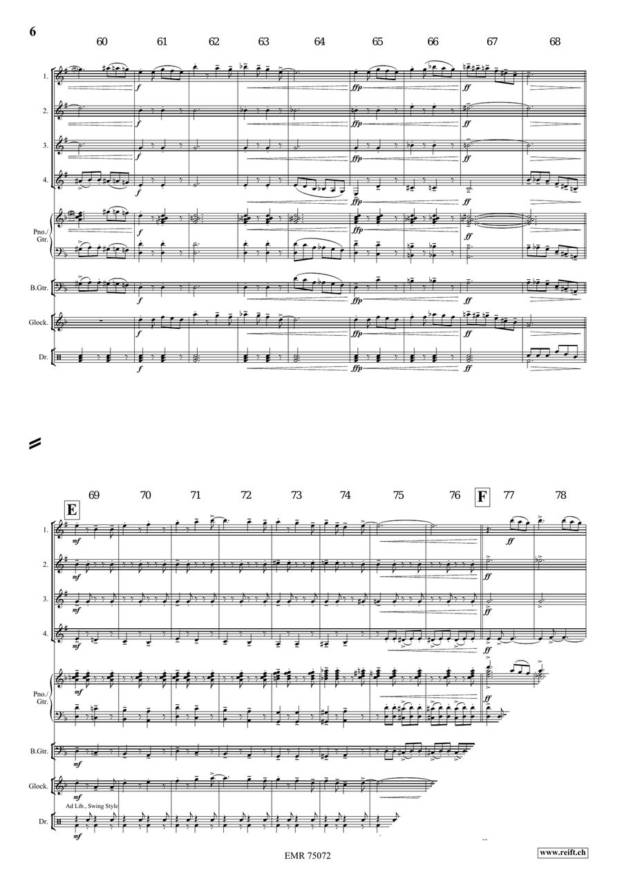4 Little Cats 4 Little Cats Clarinet Quartet scores gallery preview page 7