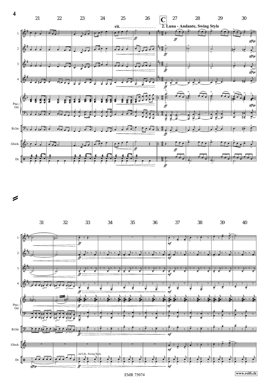 4 Little Cats 4 Little Cats Cornet scores gallery preview page 5
