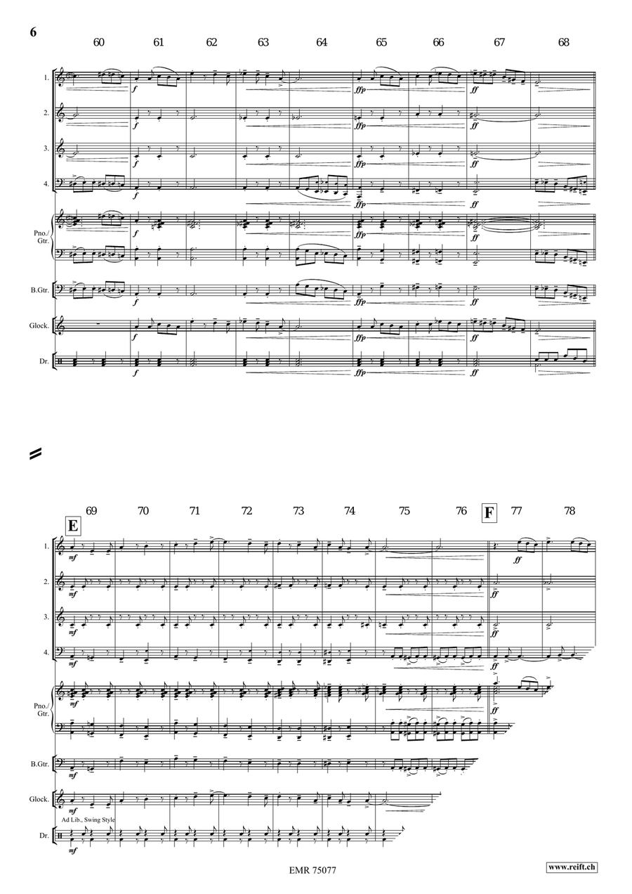 4 Little Cats 4 Little Cats Brass Quartet scores gallery preview page 7