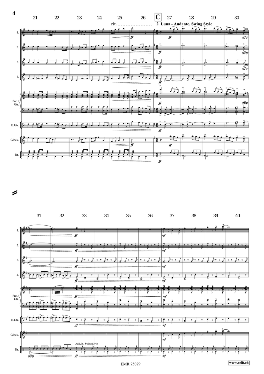 4 Little Cats 4 Little Cats Flute Quartet scores gallery preview page 5