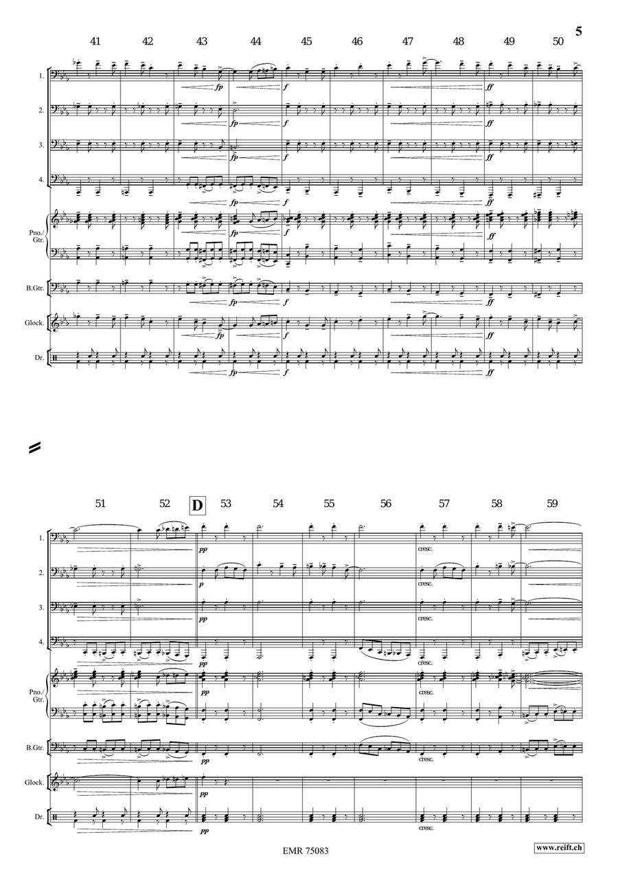 4 Little Cats 4 Little Cats Tuba Quartet scores gallery preview page 6