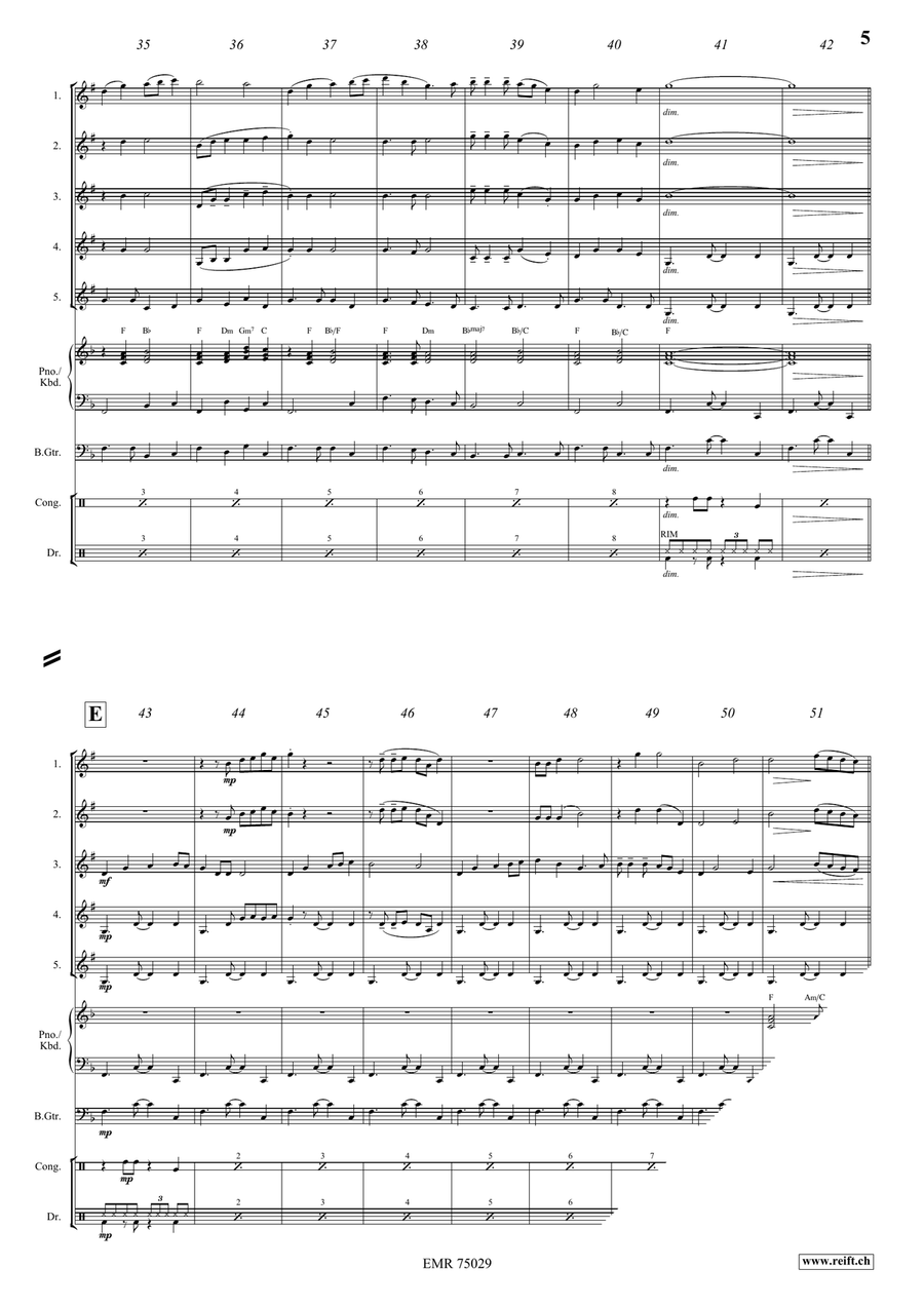 The Whistling Gypsy The Whistling Gypsy Clarinet Quintet scores gallery preview page 6