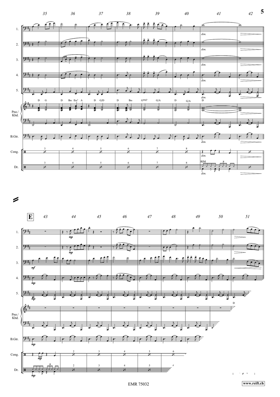 The Whistling Gypsy The Whistling Gypsy Trombone scores gallery preview page 6