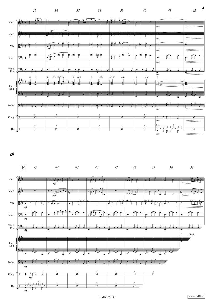 The Whistling Gypsy The Whistling Gypsy String Quintet scores gallery preview page 6