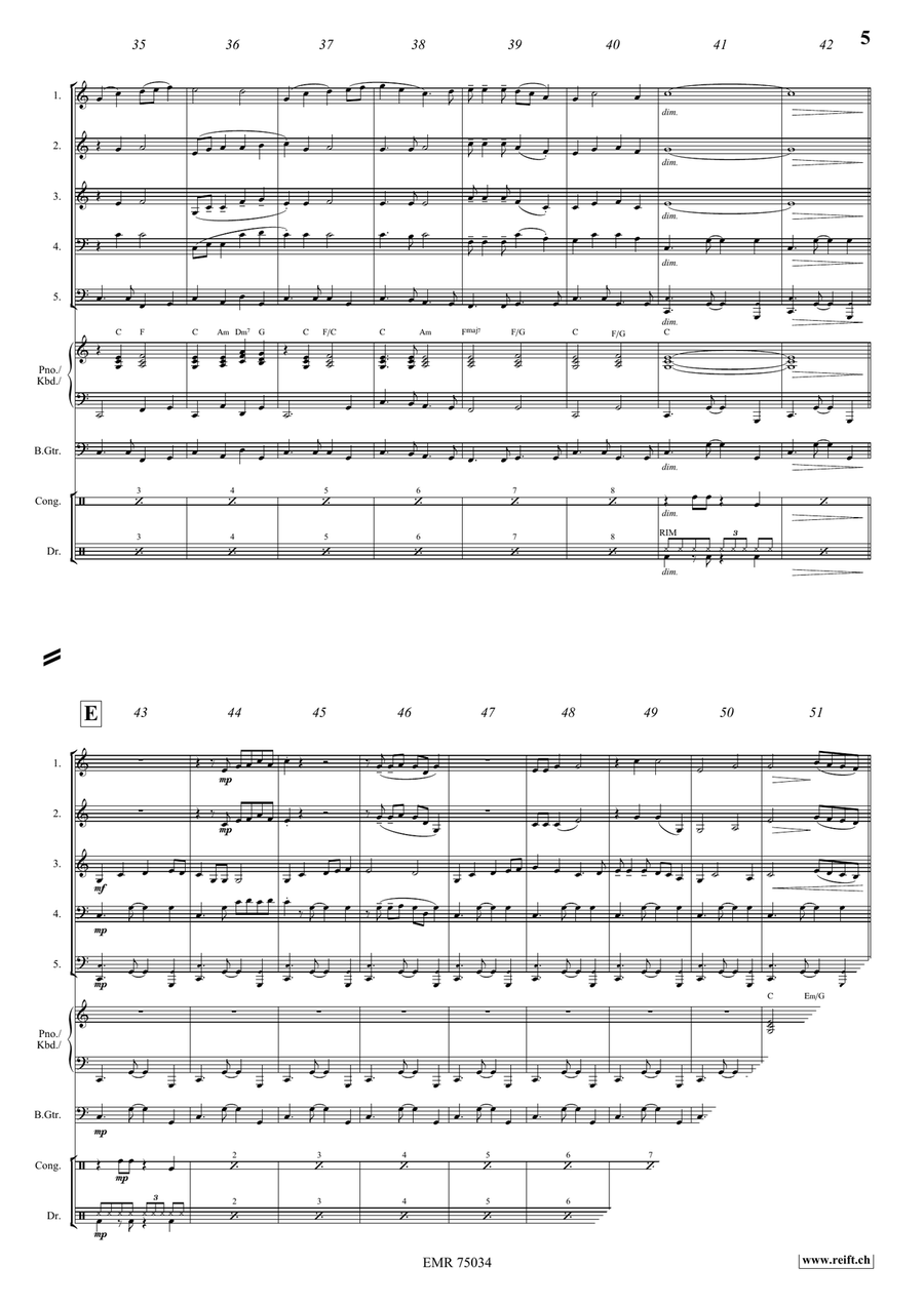 The Whistling Gypsy The Whistling Gypsy Brass Quintet scores gallery preview page 6