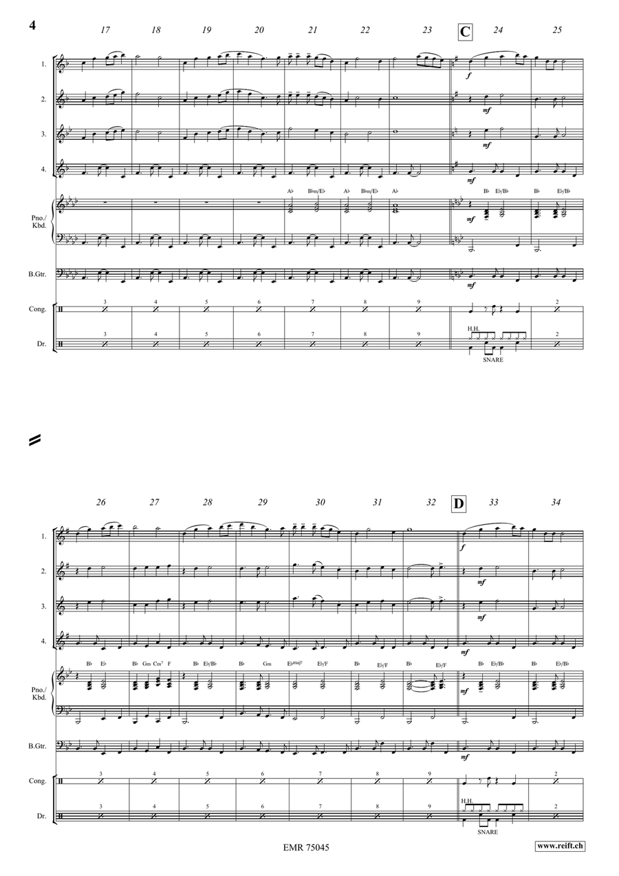 The Whistling Gypsy The Whistling Gypsy Saxophone Quartet scores gallery preview page 5