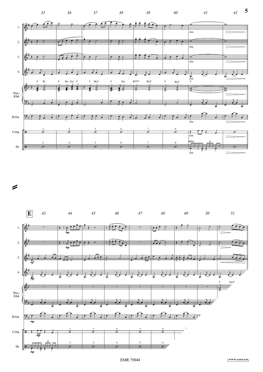 The Whistling Gypsy The Whistling Gypsy Clarinet Quartet scores gallery preview page 6