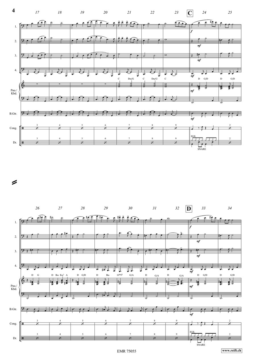 The Whistling Gypsy The Whistling Gypsy Tuba Quartet scores gallery preview page 5