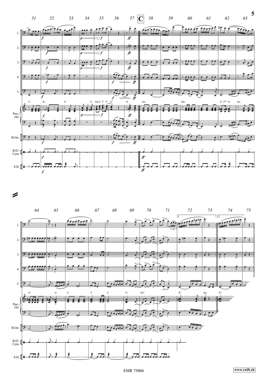 The Knight Templar The Knight Templar Trombone scores gallery preview page 5
