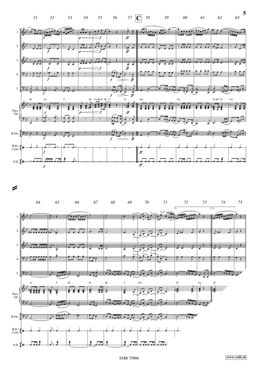 The Knight Templar The Knight Templar Brass Quintet scores gallery preview page 5
