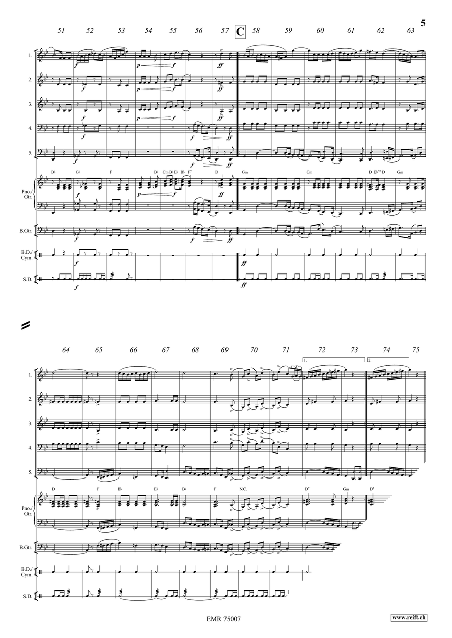 The Knight Templar The Knight Templar Woodwind Quintet scores gallery preview page 5