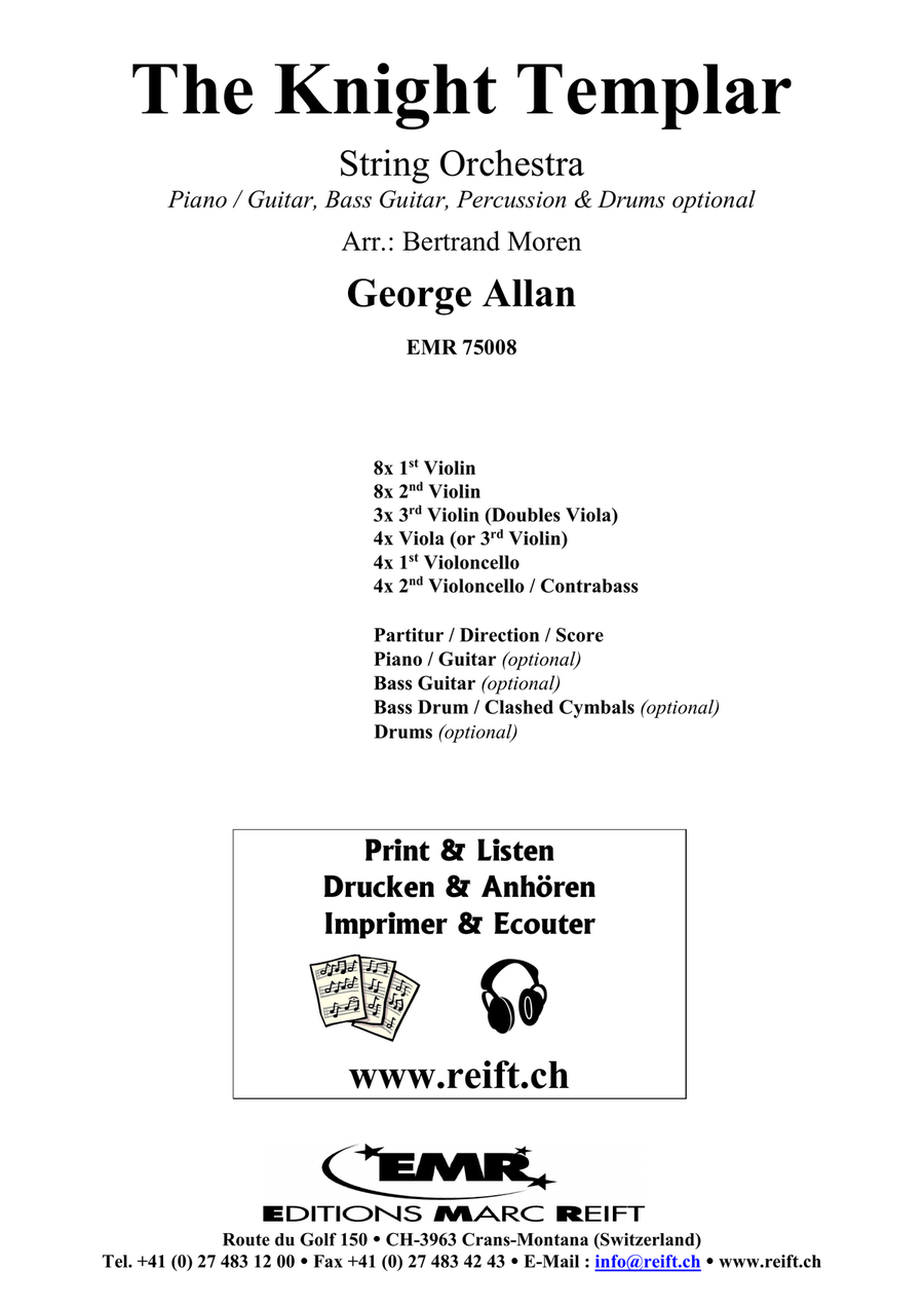 The Knight Templar The Knight Templar String Orchestra scores gallery preview page 2