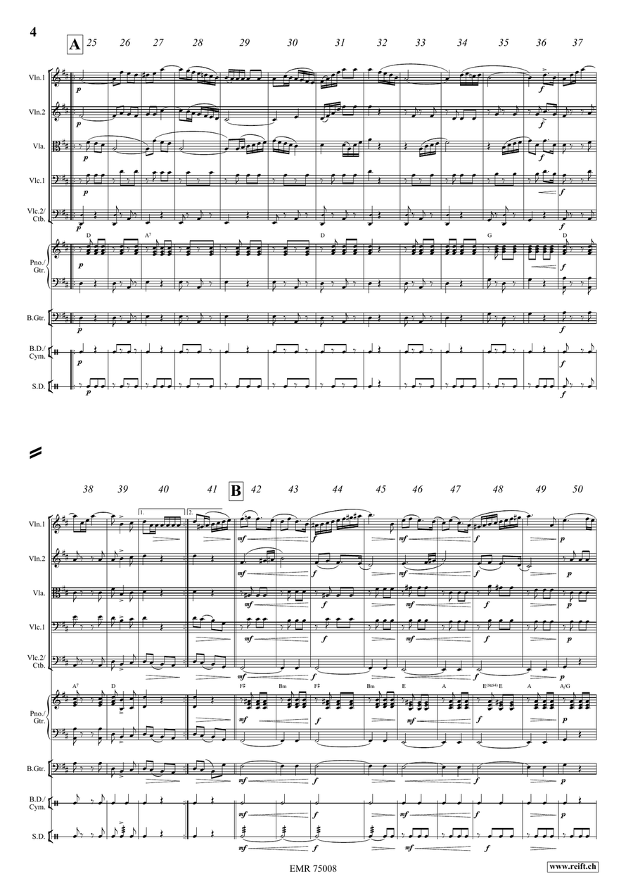 The Knight Templar The Knight Templar String Orchestra scores gallery preview page 4