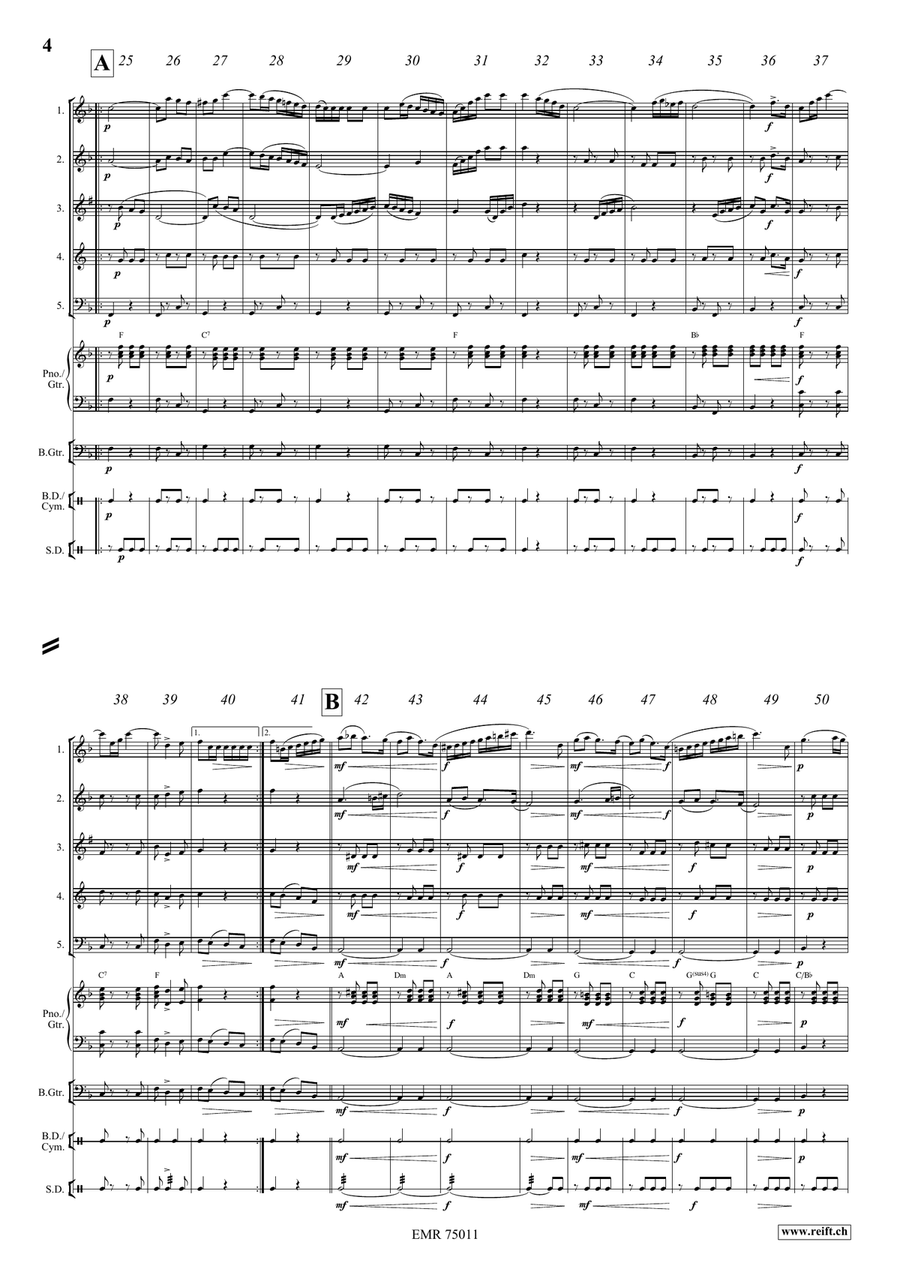 The Knight Templar The Knight Templar Woodwind Quintet scores gallery preview page 4