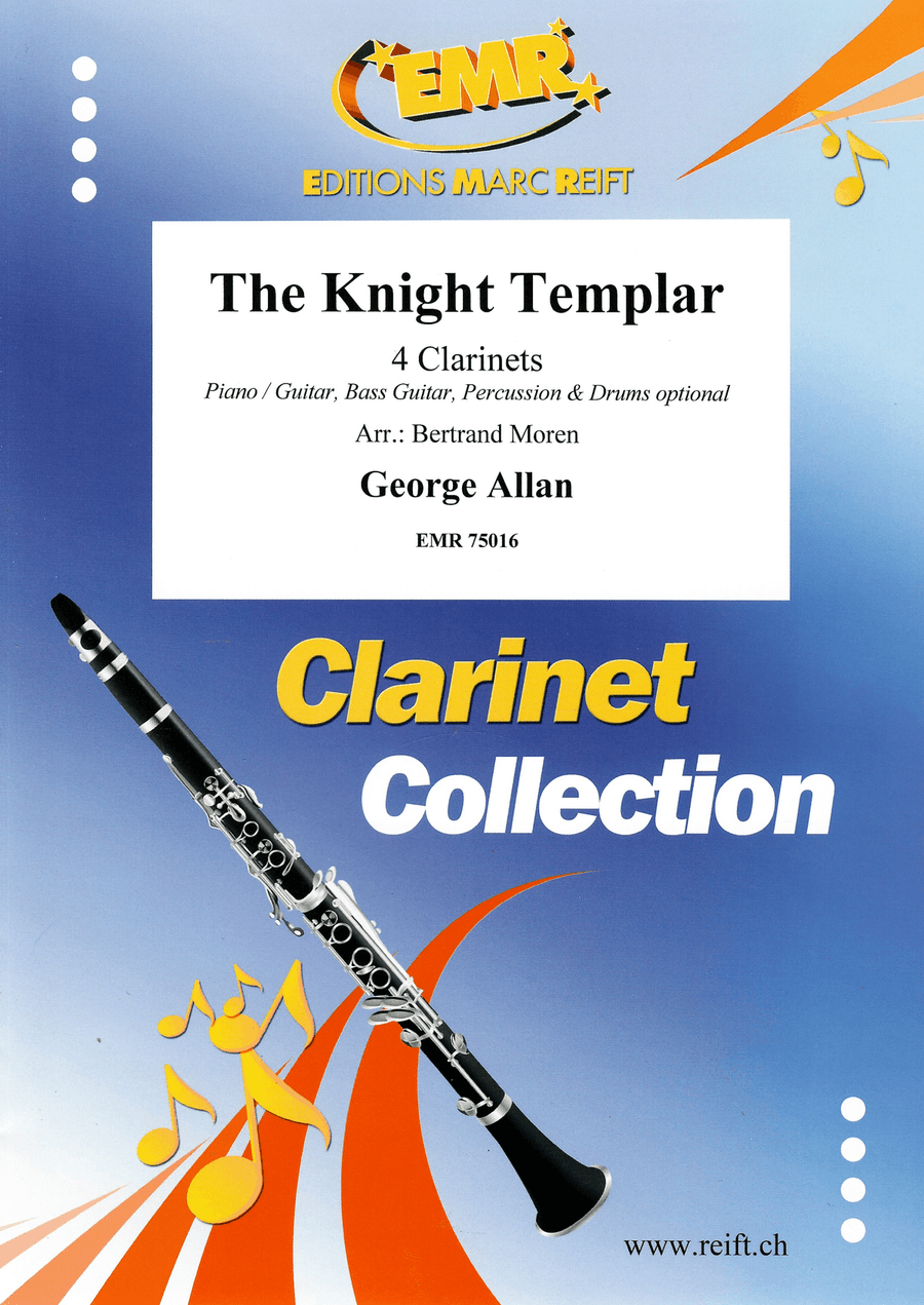 The Knight Templar The Knight Templar Clarinet Quartet scores gallery preview page 1
