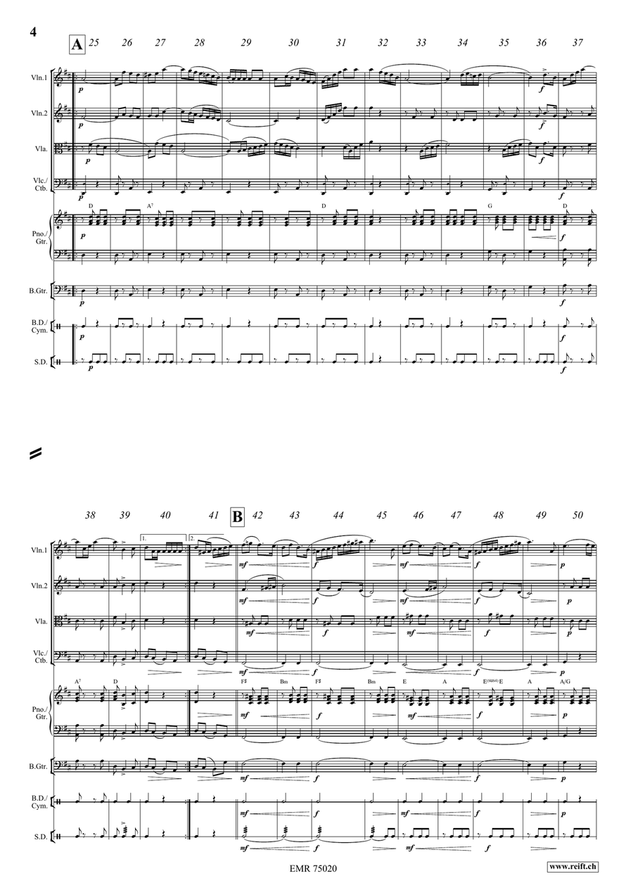 The Knight Templar The Knight Templar String Quartet scores gallery preview page 4