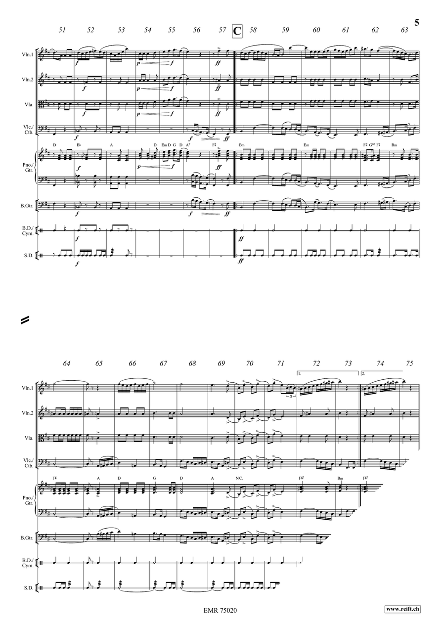 The Knight Templar The Knight Templar String Quartet scores gallery preview page 5
