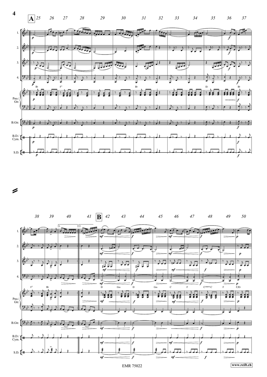 The Knight Templar The Knight Templar Woodwind Quartet scores gallery preview page 4