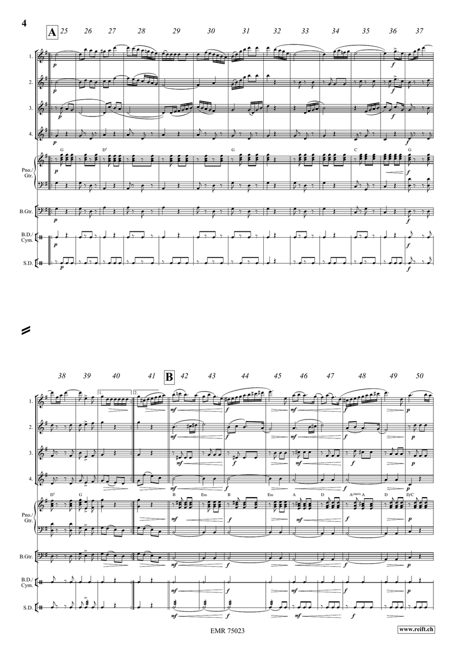 The Knight Templar The Knight Templar Flute Quartet scores gallery preview page 4