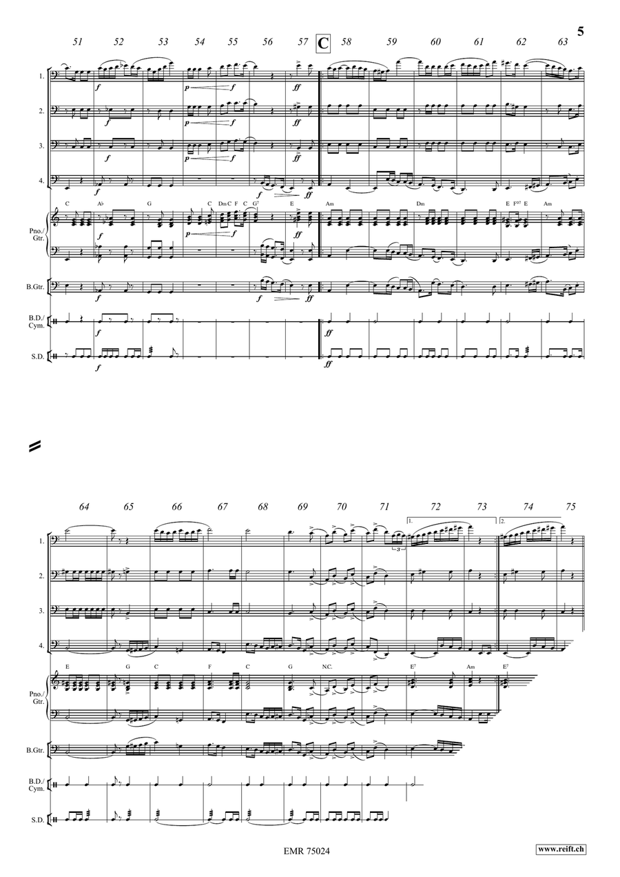The Knight Templar The Knight Templar Bassoon Quartet scores gallery preview page 5
