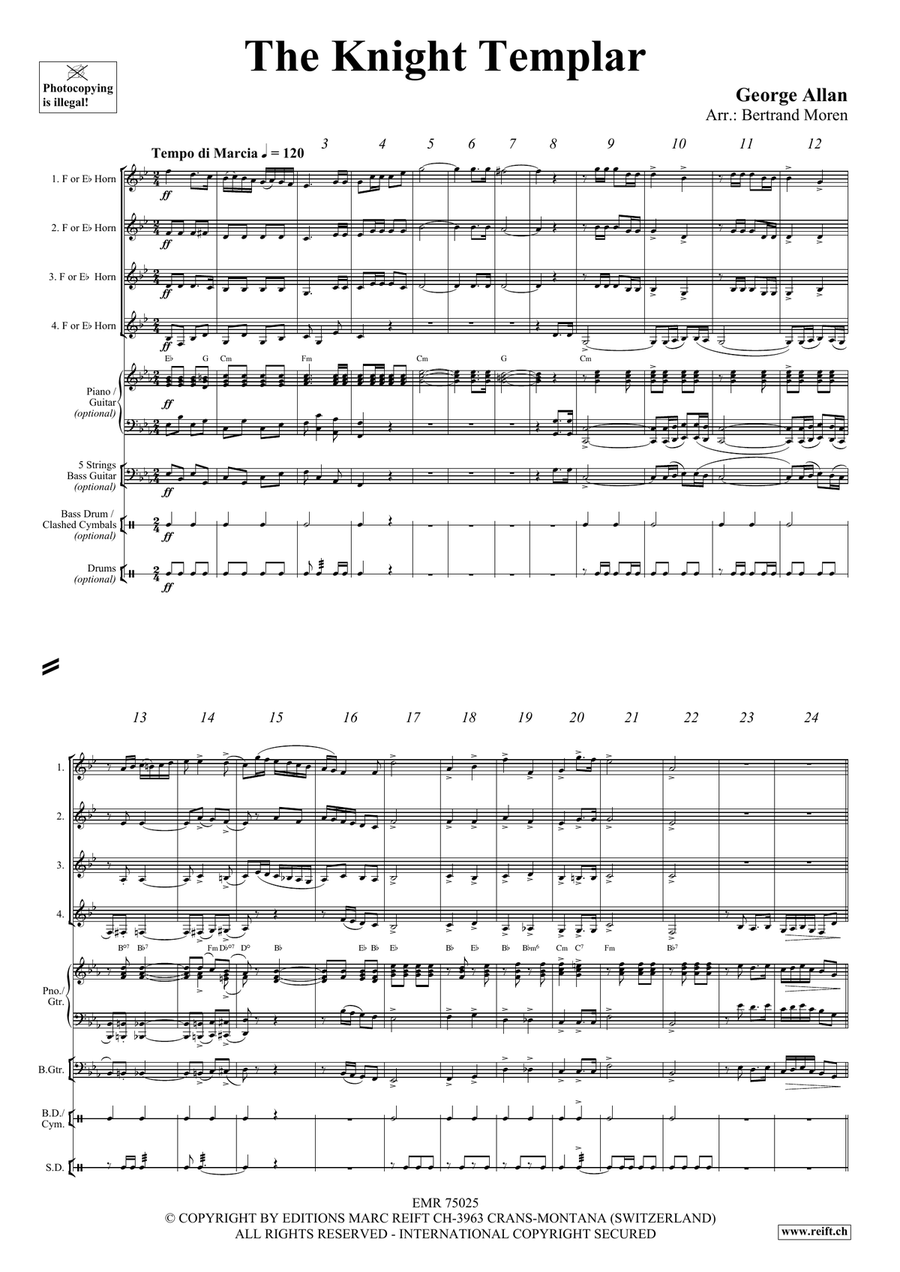 The Knight Templar The Knight Templar Horn scores gallery preview page 3
