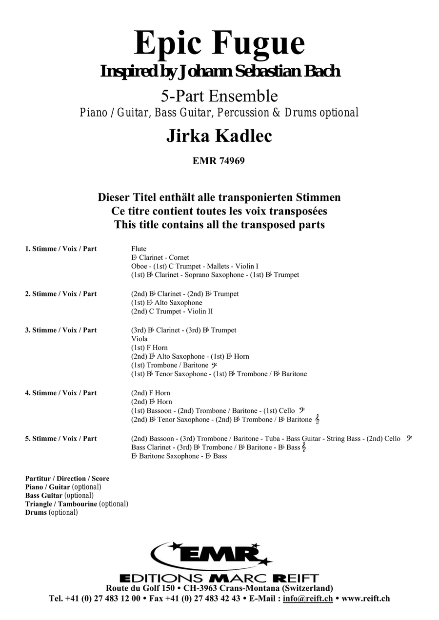 Epic Fugue Epic Fugue Score scores gallery preview page 2