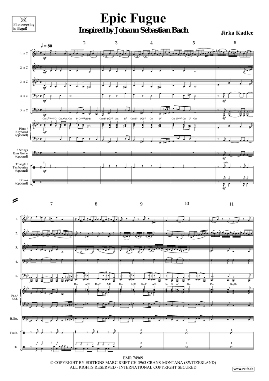 Epic Fugue Epic Fugue Score scores gallery preview page 4