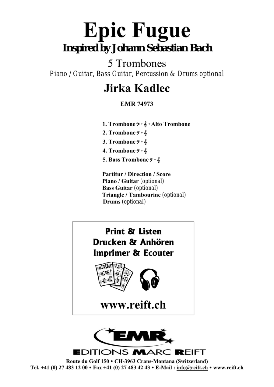 Epic Fugue Epic Fugue Trombone scores gallery preview page 2
