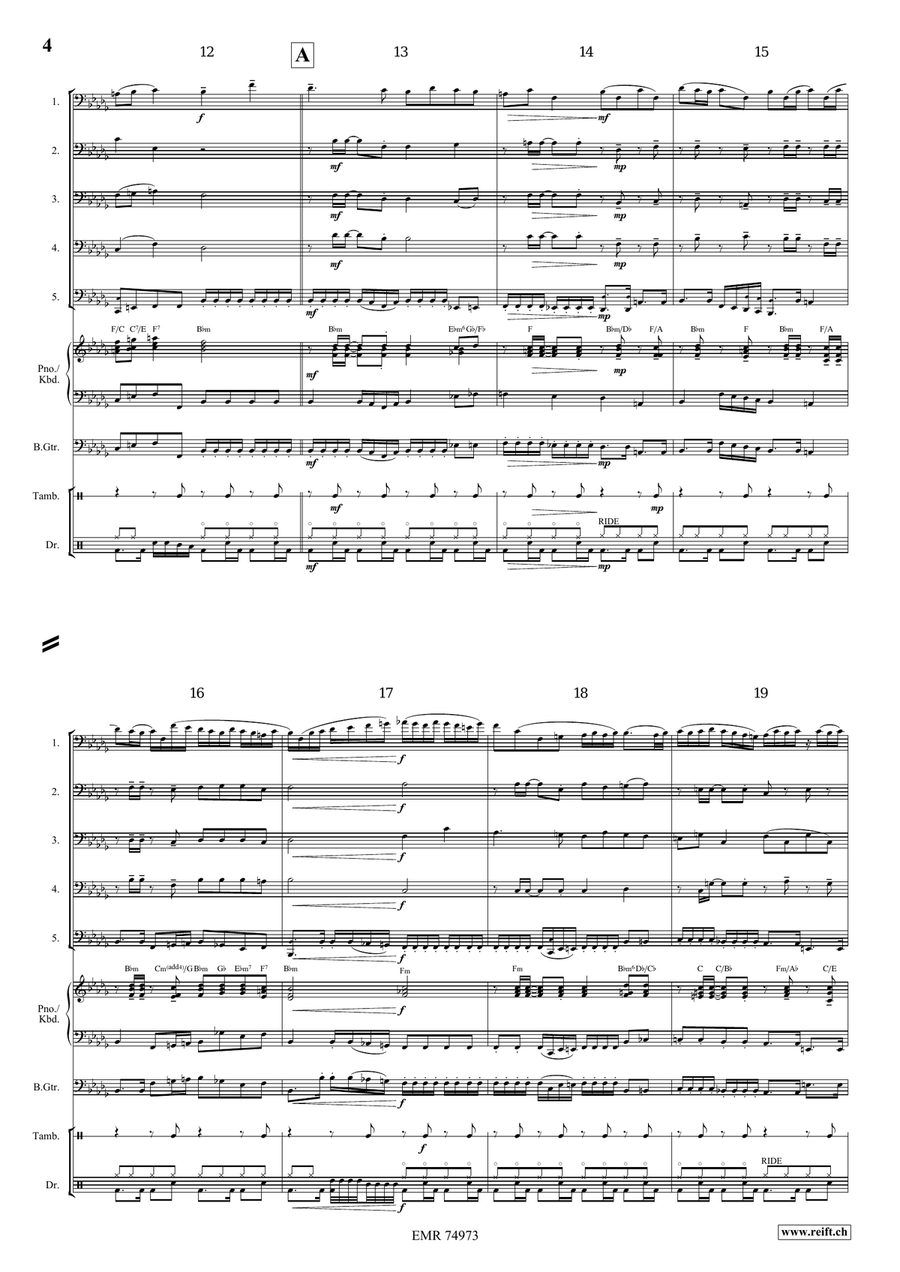 Epic Fugue Epic Fugue Trombone scores gallery preview page 5