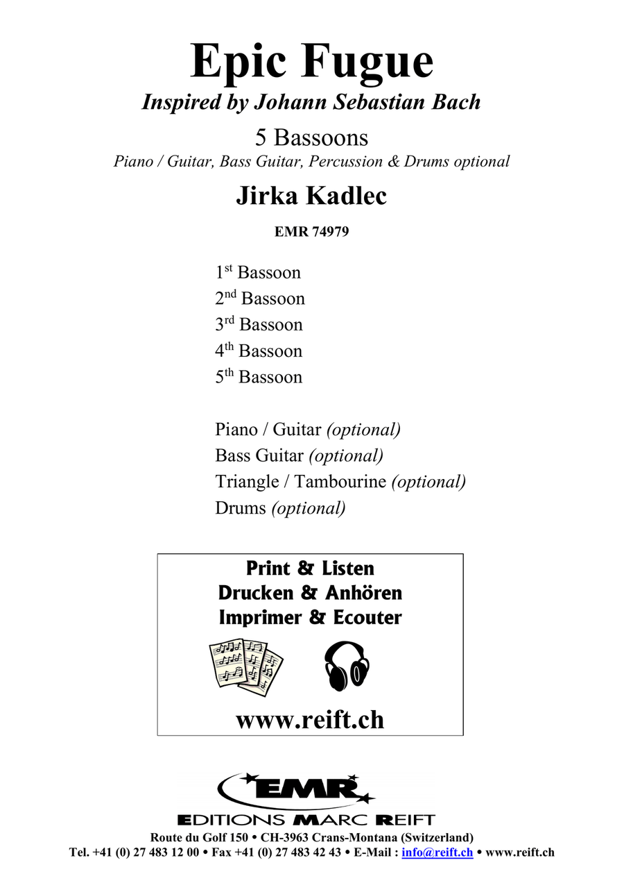 Epic Fugue Epic Fugue Bassoon scores gallery preview page 2
