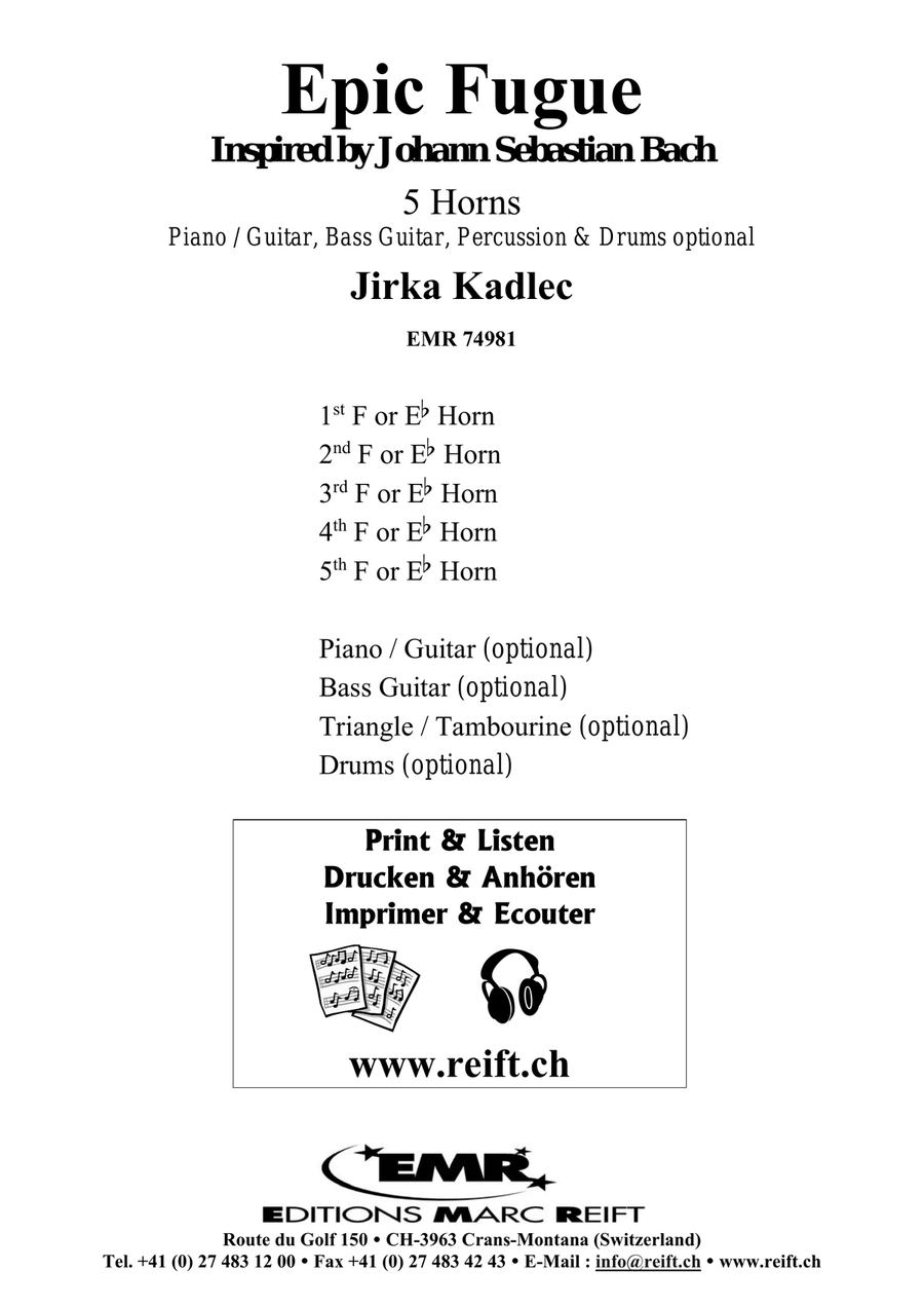 Epic Fugue Epic Fugue Horn scores gallery preview page 2