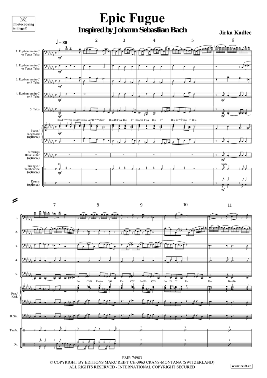 Epic Fugue Epic Fugue Tuba scores gallery preview page 4