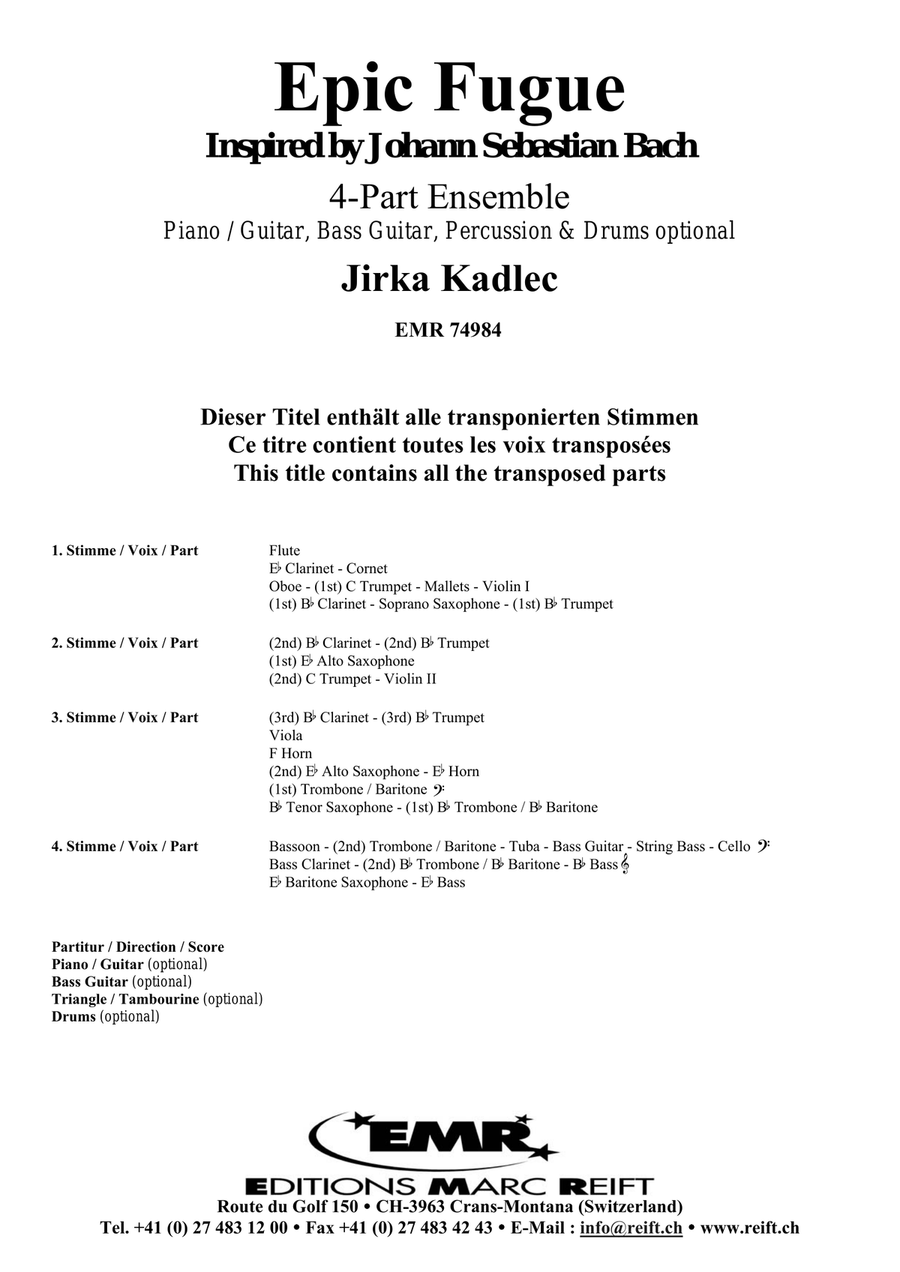 Epic Fugue Epic Fugue Score scores gallery preview page 2