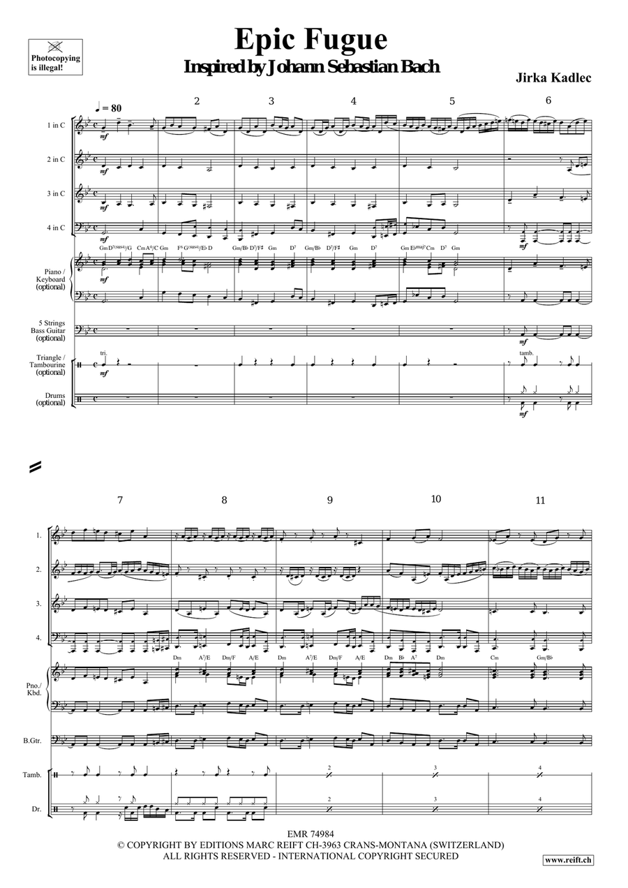 Epic Fugue Epic Fugue Score scores gallery preview page 4